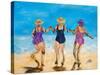 Ladies on the Beach II-Julie DeRice-Stretched Canvas