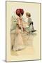 Ladies on the Veranda-null-Mounted Art Print