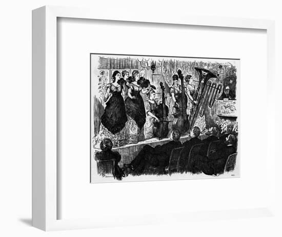 Ladies' Orchestra, 1875-null-Framed Art Print