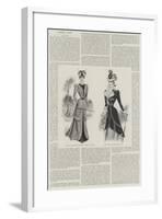 Ladies' Page, Dress-null-Framed Giclee Print