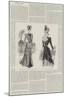 Ladies' Page, Dress-null-Mounted Giclee Print