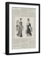 Ladies' Page, Dress-null-Framed Giclee Print