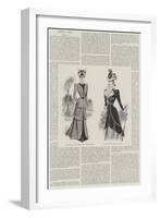 Ladies' Page, Dress-null-Framed Giclee Print