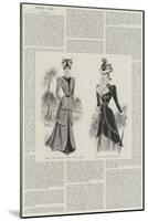 Ladies' Page, Dress-null-Mounted Giclee Print