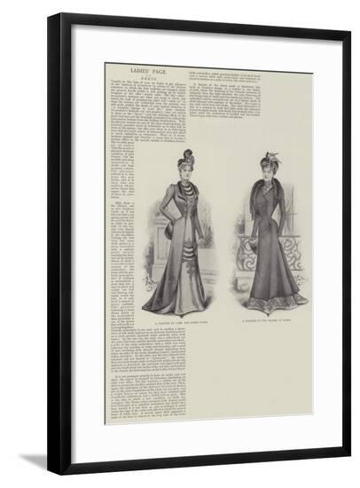 Ladies' Page--Framed Giclee Print