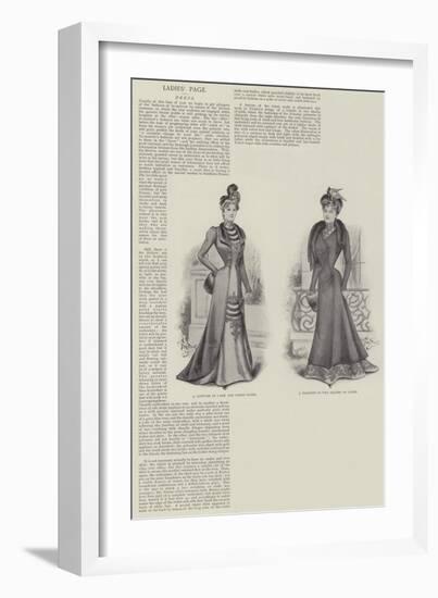 Ladies' Page-null-Framed Giclee Print