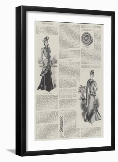 Ladies' Page-null-Framed Giclee Print