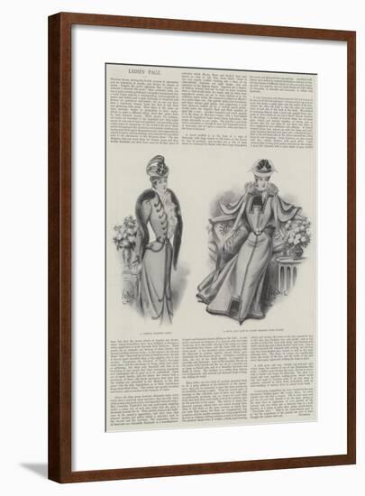 Ladies' Page-null-Framed Giclee Print