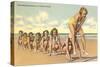 Ladies Playing Leap-Frog, Florida-null-Stretched Canvas