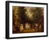 Ladies Promenading on the Mall, St James Park, 1820-George Frost-Framed Giclee Print