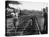 Ladies Relay, Berlin, C.1926-null-Stretched Canvas