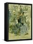 Ladies Seated on a Bench-Maurice Brazil Prendergast-Framed Stretched Canvas