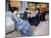 Ladies Sewing, 1848-Gustave Caillebotte-Mounted Photo