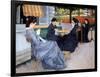 Ladies Sewing, 1848-Gustave Caillebotte-Framed Photo