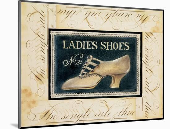 Ladies Shoes No. 24-Kimberly Poloson-Mounted Art Print