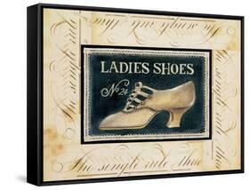 Ladies Shoes No. 24-Kimberly Poloson-Framed Stretched Canvas