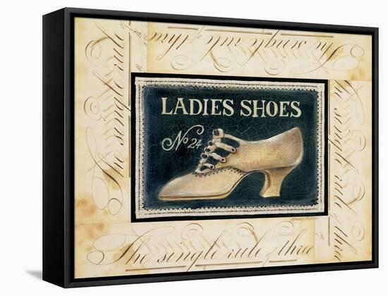 Ladies Shoes No. 24-Kimberly Poloson-Framed Stretched Canvas