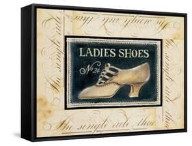 Ladies Shoes No. 24-Kimberly Poloson-Framed Stretched Canvas