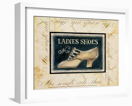 Ladies Shoes No. 24-Kimberly Poloson-Framed Art Print