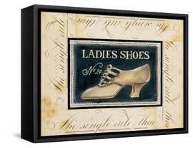 Ladies Shoes No. 24-Kimberly Poloson-Framed Stretched Canvas