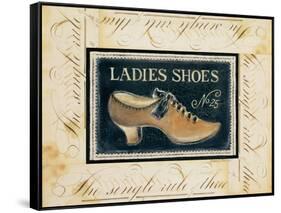 Ladies Shoes No. 25-Kimberly Poloson-Framed Stretched Canvas