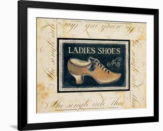 Ladies Shoes No. 25-Kimberly Poloson-Framed Art Print