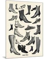 Ladies Shoes-The Vintage Collection-Mounted Giclee Print