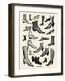 Ladies Shoes-The Vintage Collection-Framed Giclee Print