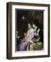 Ladies Taking Tea-Josef Scheurenberg-Framed Giclee Print