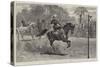 Ladies Tilting at the Ring, India-null-Stretched Canvas