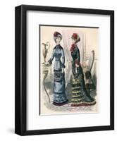 Ladies Treasury 1880-null-Framed Art Print