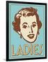 Ladies Turquoise-Retroplanet-Framed Giclee Print