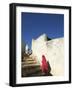 Ladies Walking in Steps, Old Town, Harar, Ethiopia-Jane Sweeney-Framed Photographic Print