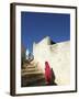 Ladies Walking in Steps, Old Town, Harar, Ethiopia-Jane Sweeney-Framed Photographic Print