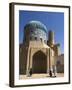 Ladies Wearing Burqas, Timurid Shrine of Khwaja Abu Nasr Parsa, Balkh Balkh Province, Afghanistan-Jane Sweeney-Framed Photographic Print