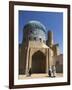 Ladies Wearing Burqas, Timurid Shrine of Khwaja Abu Nasr Parsa, Balkh Balkh Province, Afghanistan-Jane Sweeney-Framed Photographic Print