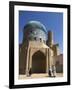 Ladies Wearing Burqas, Timurid Shrine of Khwaja Abu Nasr Parsa, Balkh Balkh Province, Afghanistan-Jane Sweeney-Framed Photographic Print