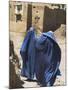 Ladies Wearing Burqas Walk Towards Houses Inside the Ancient Walls of Citadel, Ghazni, Afghanistan-Jane Sweeney-Mounted Photographic Print