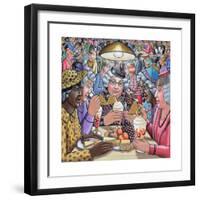 Ladies who lunch, 2009-PJ Crook-Framed Giclee Print