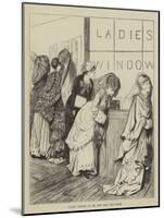Ladies' Window at the New York Post-Office-Arthur Boyd Houghton-Mounted Giclee Print