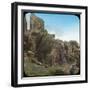 Ladies Wishing Chair, Logan Rock, Near Treen, Cornwall, Late 19th or Early 20th Century-null-Framed Giclee Print