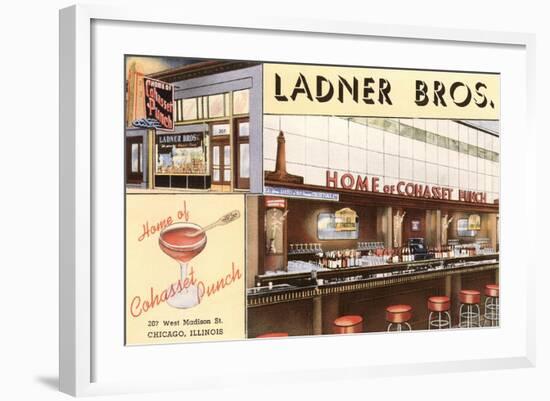 Ladner Brothers Bar, Chicago, Illinois-null-Framed Art Print