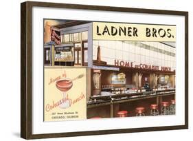 Ladner Brothers Bar, Chicago, Illinois-null-Framed Art Print