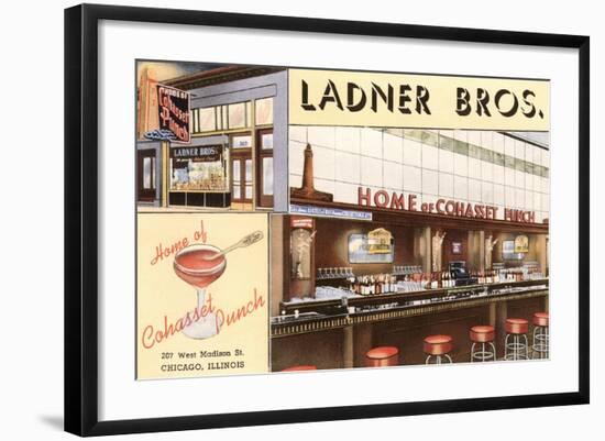 Ladner Brothers Bar, Chicago, Illinois-null-Framed Art Print