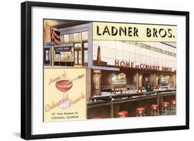 Ladner Brothers Bar, Chicago, Illinois-null-Framed Art Print