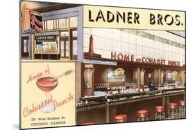 Ladner Brothers Bar, Chicago, Illinois-null-Mounted Art Print