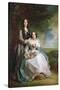 Lady Adeliza Manners and Lady Mary Foley, 1848-Sir Francis Grant-Stretched Canvas
