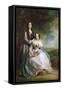 Lady Adeliza Manners and Lady Mary Foley, 1848-Sir Francis Grant-Framed Stretched Canvas