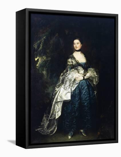 Lady Alston-Thomas Gainsborough-Framed Stretched Canvas