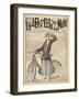 Lady and Bicycle-null-Framed Art Print